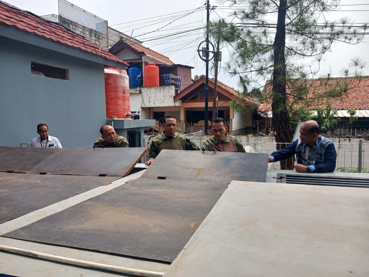 Peninjauan Mockup Budidaya Sistem RAS bersama Kopassus