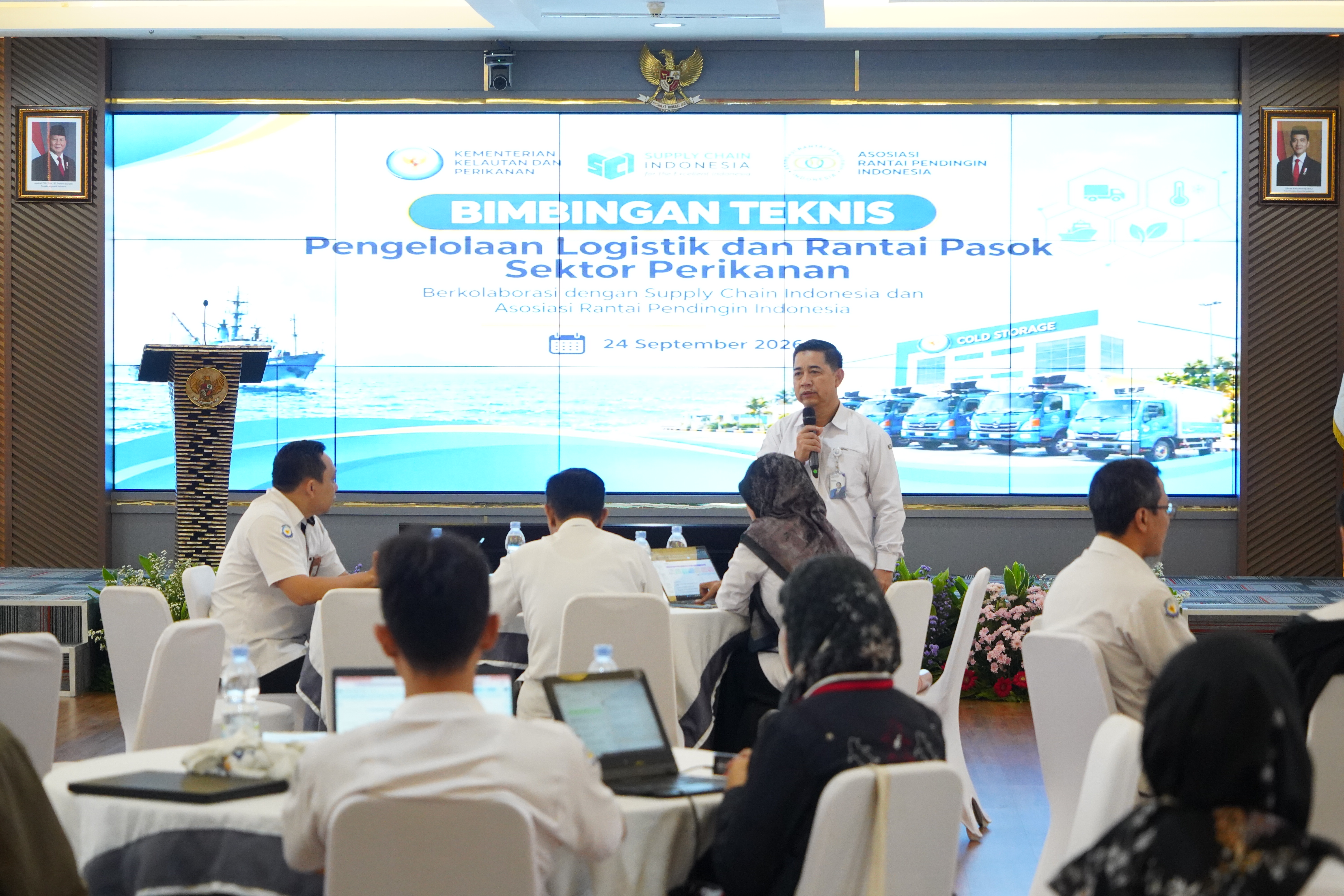 Bimtek pengelolaan Logistik dan Rantai Pasok Sektor Perikanan