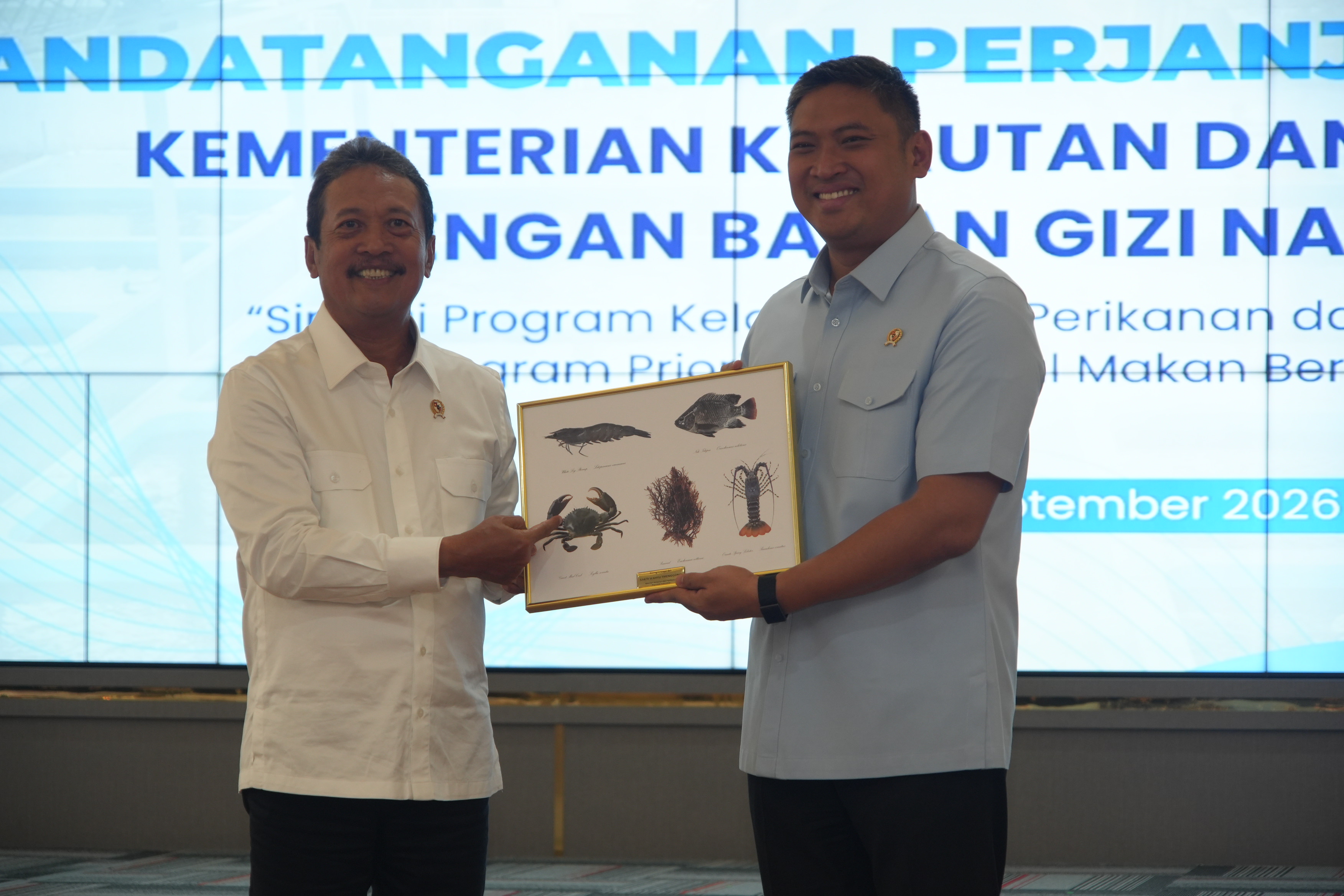 Penandatanganan Kerjasama KKP dengan BGN