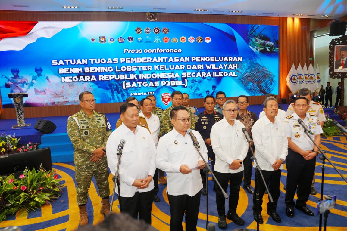 Pemerintah Bentuk Satgas Pemberantasan Penyelundupan Benih Bening Lobster