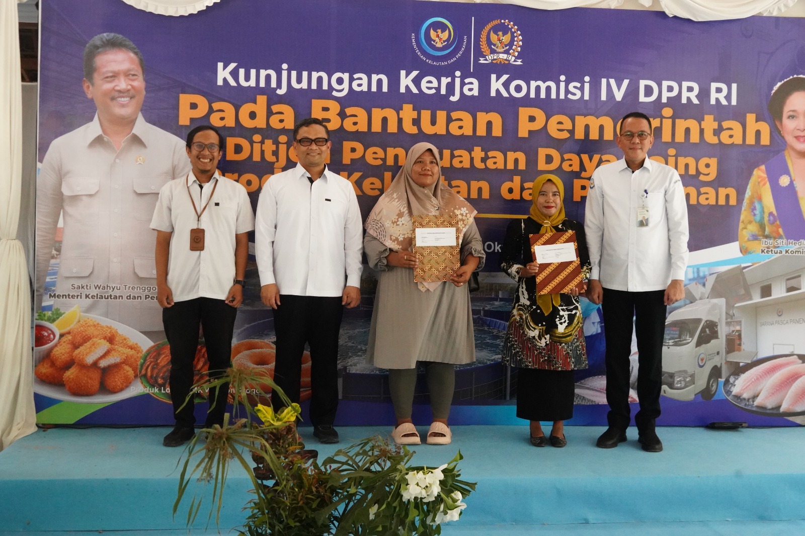 Kunjungan Kerja Komisi IV DPR RI pada Bantuan Pemerintah Ditjen PDSPKP